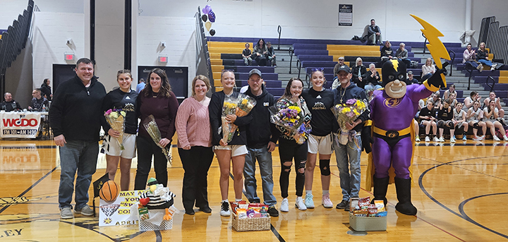 UV girls honor seniors in win over Otselic Valley